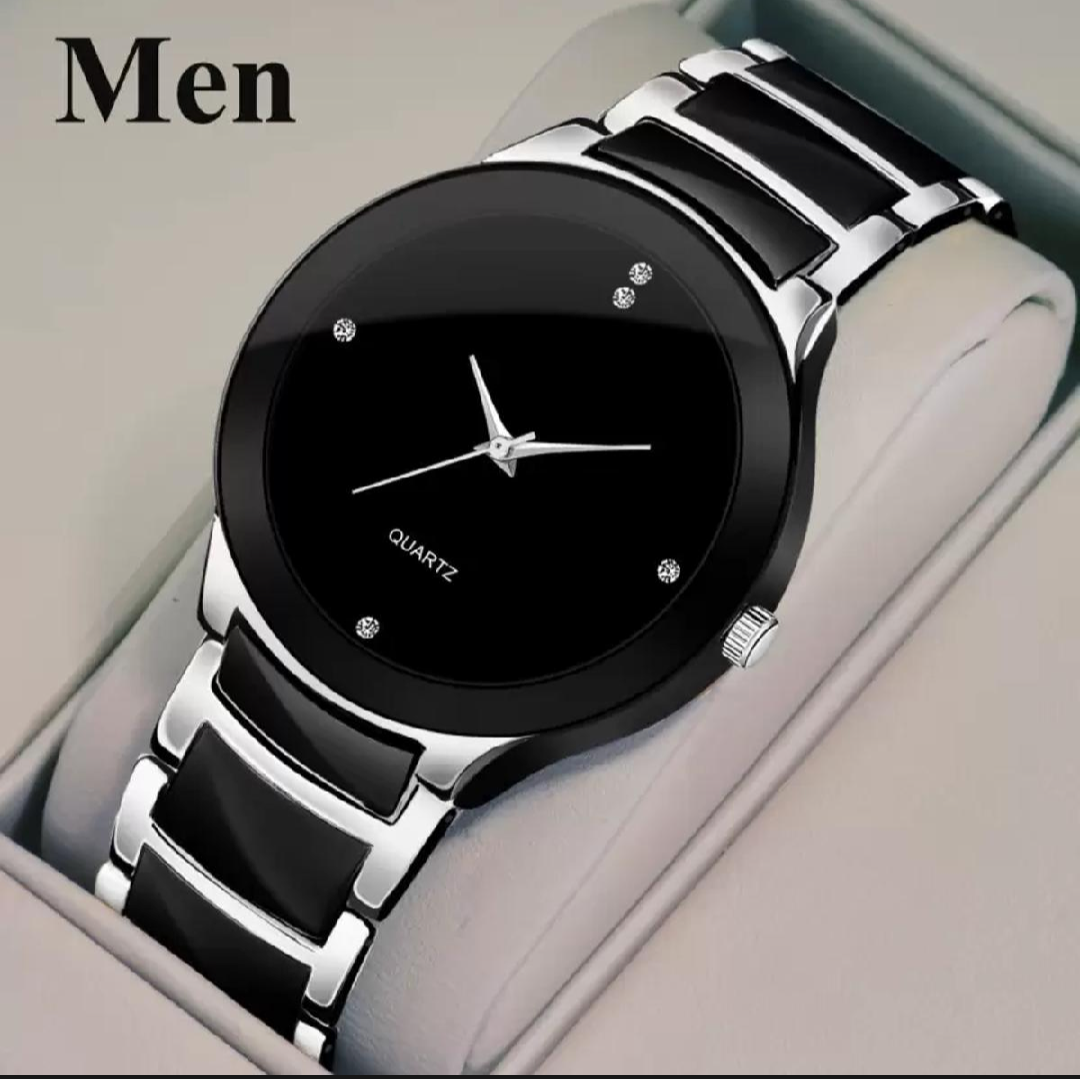 Classic Luxury Watch for Men / Boys Stylish Stainless Steel Analog Quartz Mens Watches