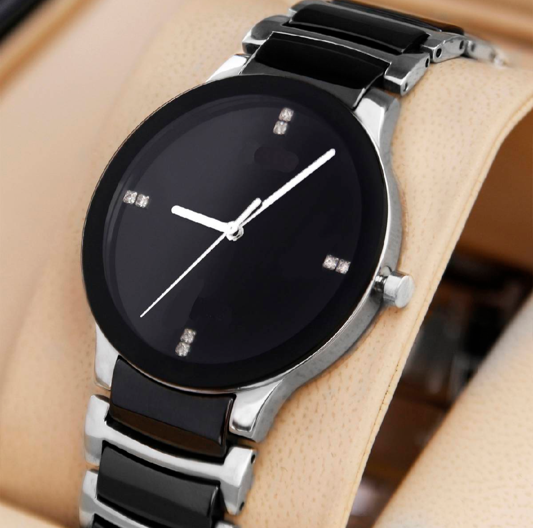 Classic Luxury Watch for Men / Boys Stylish Stainless Steel Analog Quartz Mens Watches