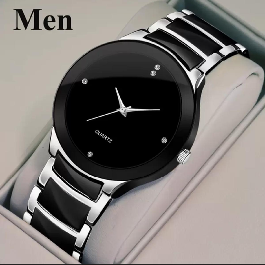 Classic Luxury Watch for Men / Boys Stylish Stainless Steel Analog Quartz Mens Watches